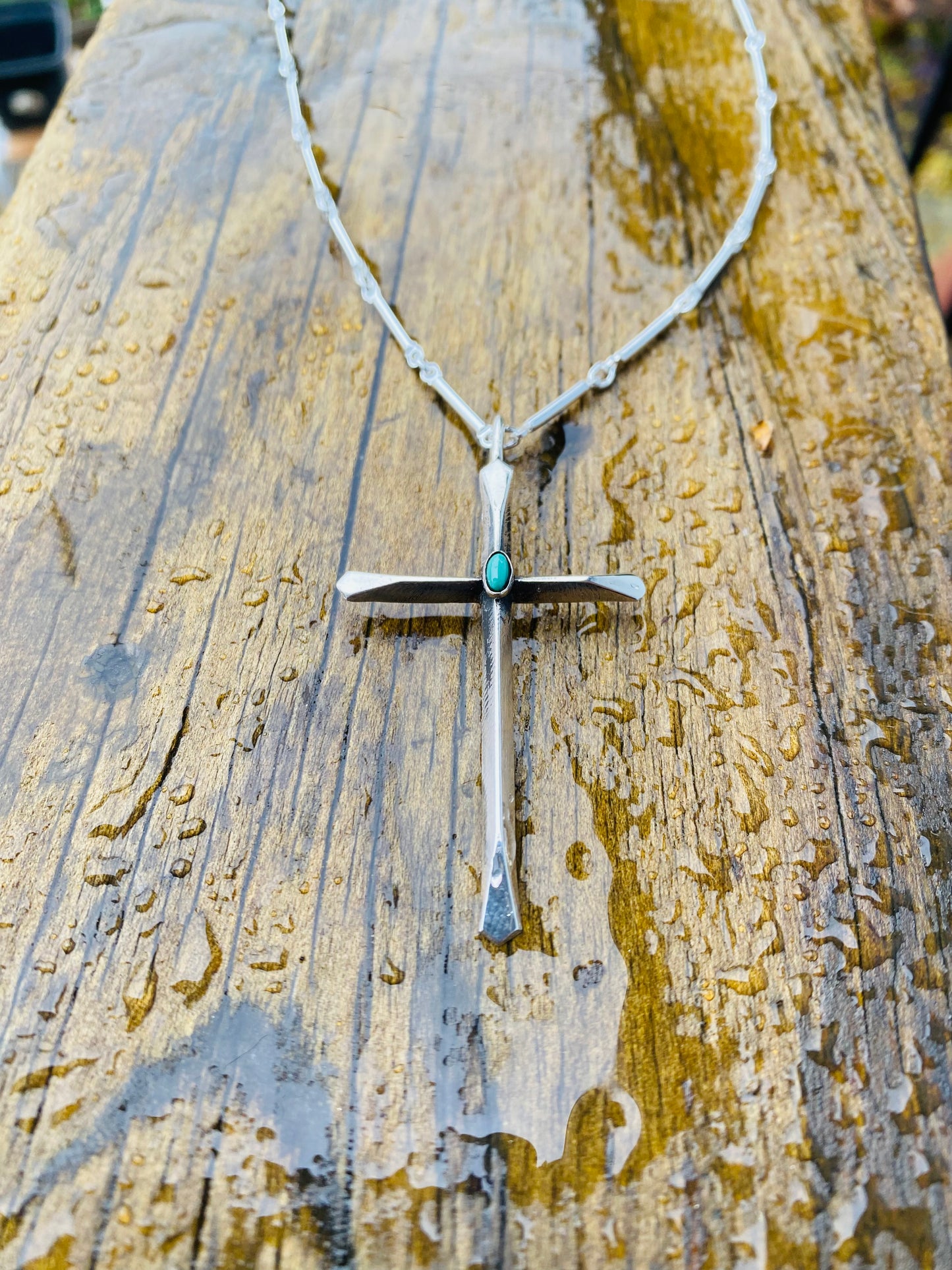 Triangle Cross Pendant